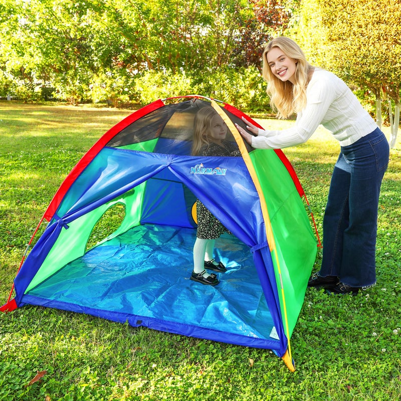 NARMAYÂ® Play Tent Easy Fun Dome Tent for Kids Indoor/Outdoor Fun - 60 x 60 x 44 inch - Image 4